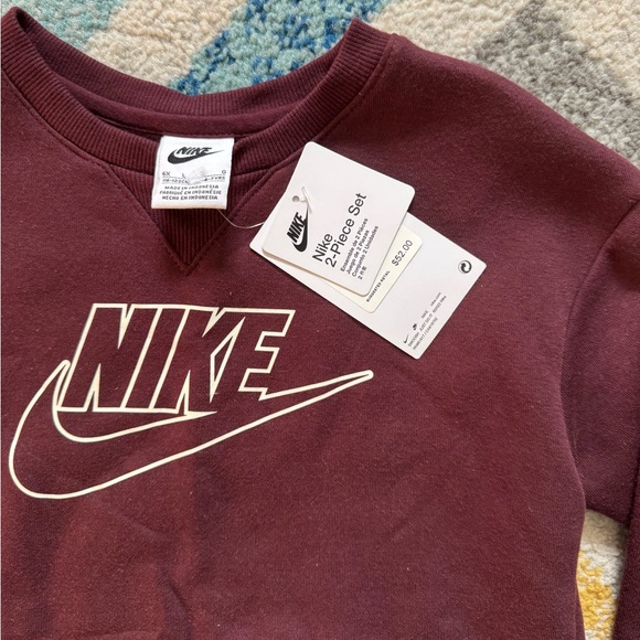 Nike Sweatshirt and Leggings 2-Piece Set 6X 6-7 Years NWT - Picture 4 of 5